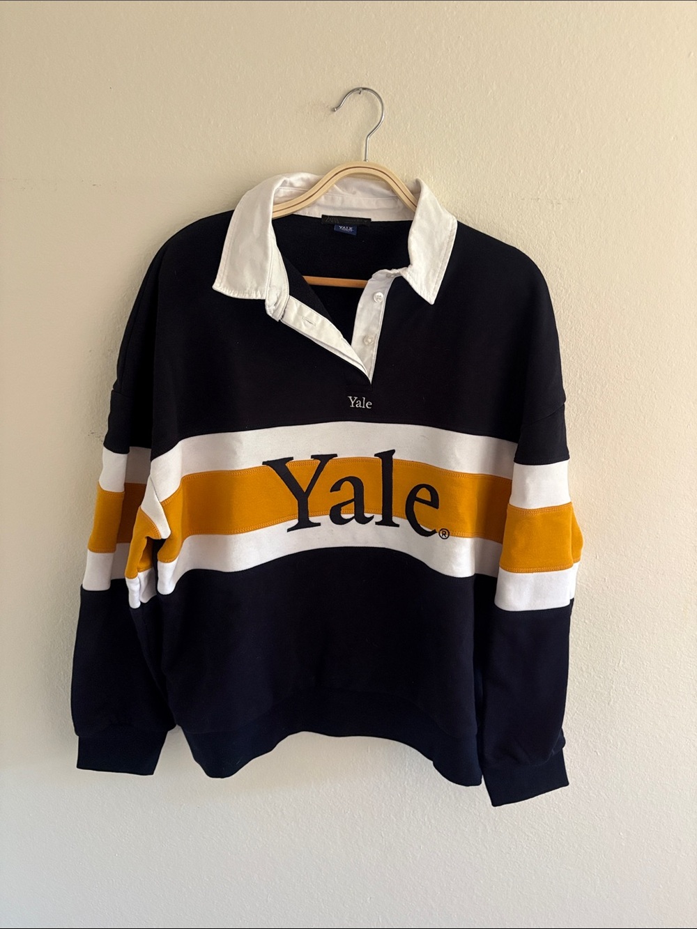 Zara Yale Rugby Sweater - Picture 2 of 5